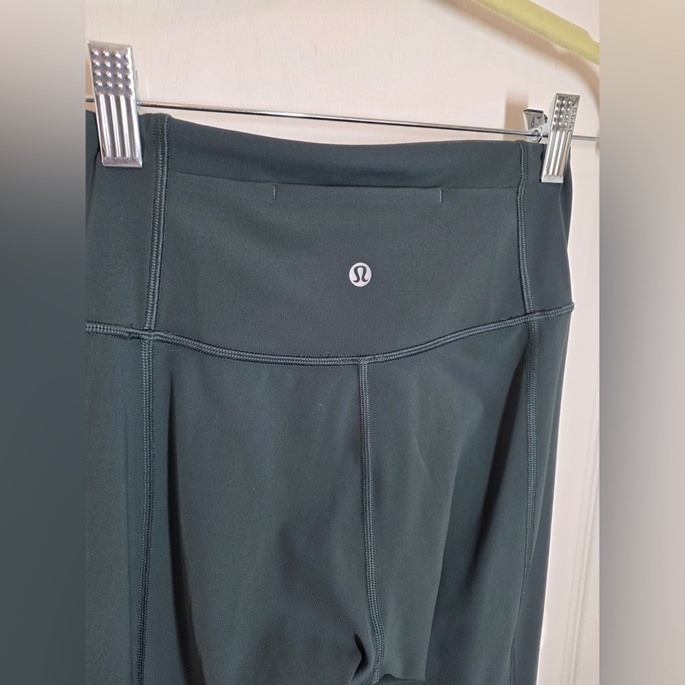 Lululemon•Play Off The Pleats Tight *25"•Cinch Side HR•Teal Shadow•LIKE NEW•4 - Picture 7 of 15